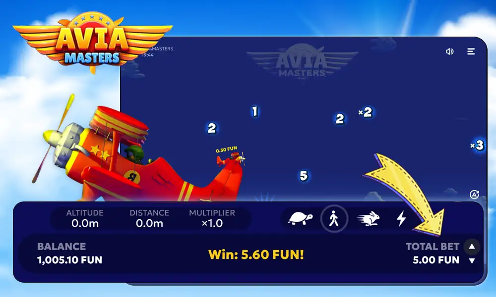 Avia Masters Demo: Free play mode to master the game